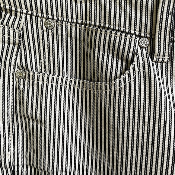 Talbots Pin Stripe Flawless Denim Curvy Slim Ankle Jeans Women 10 Preppy Casual - Picture 7 of 7